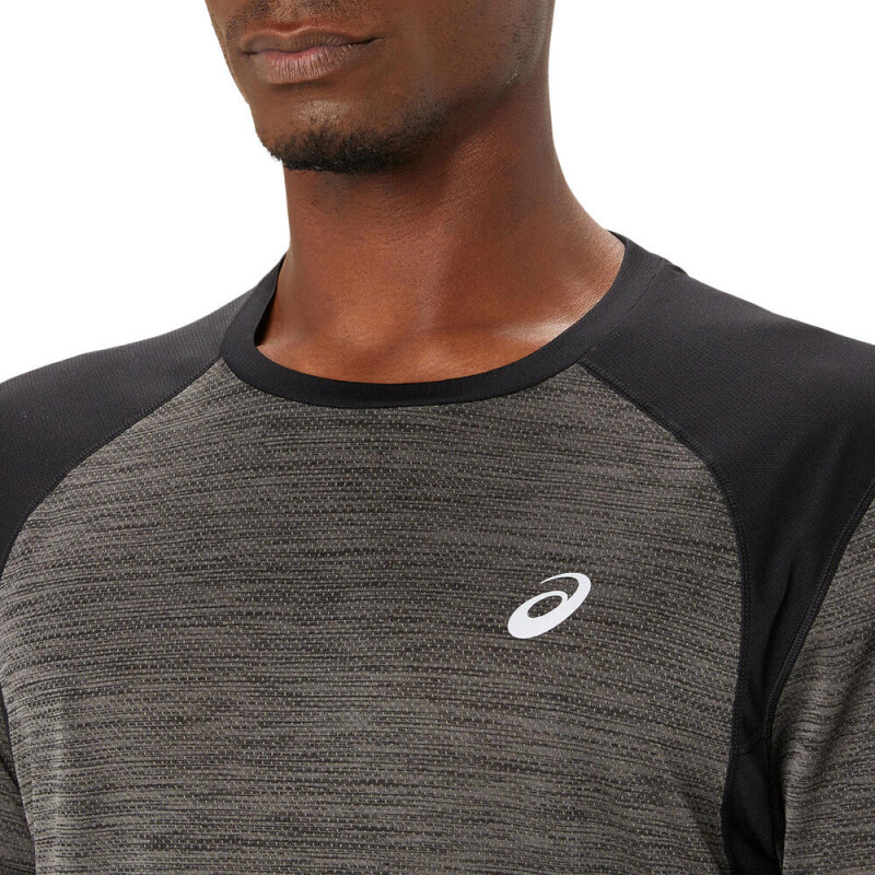Polo Running Road SS Top Hombre Performance Black