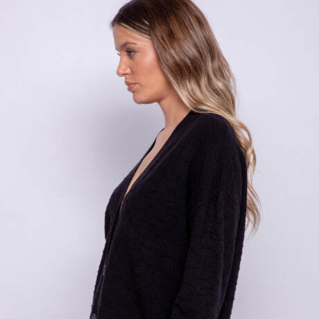 CARDIGAN SONICA Negro