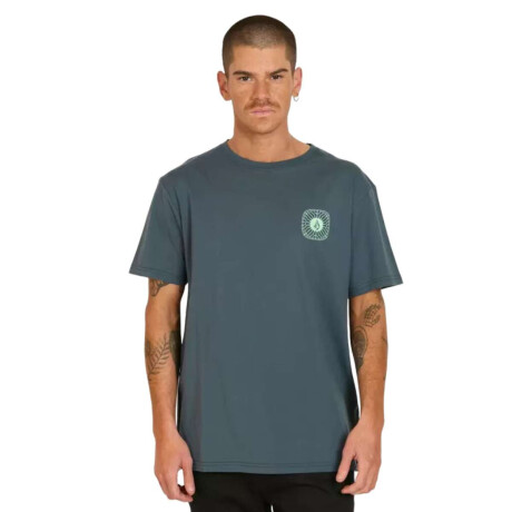 Remera Volcom Frequency Azul