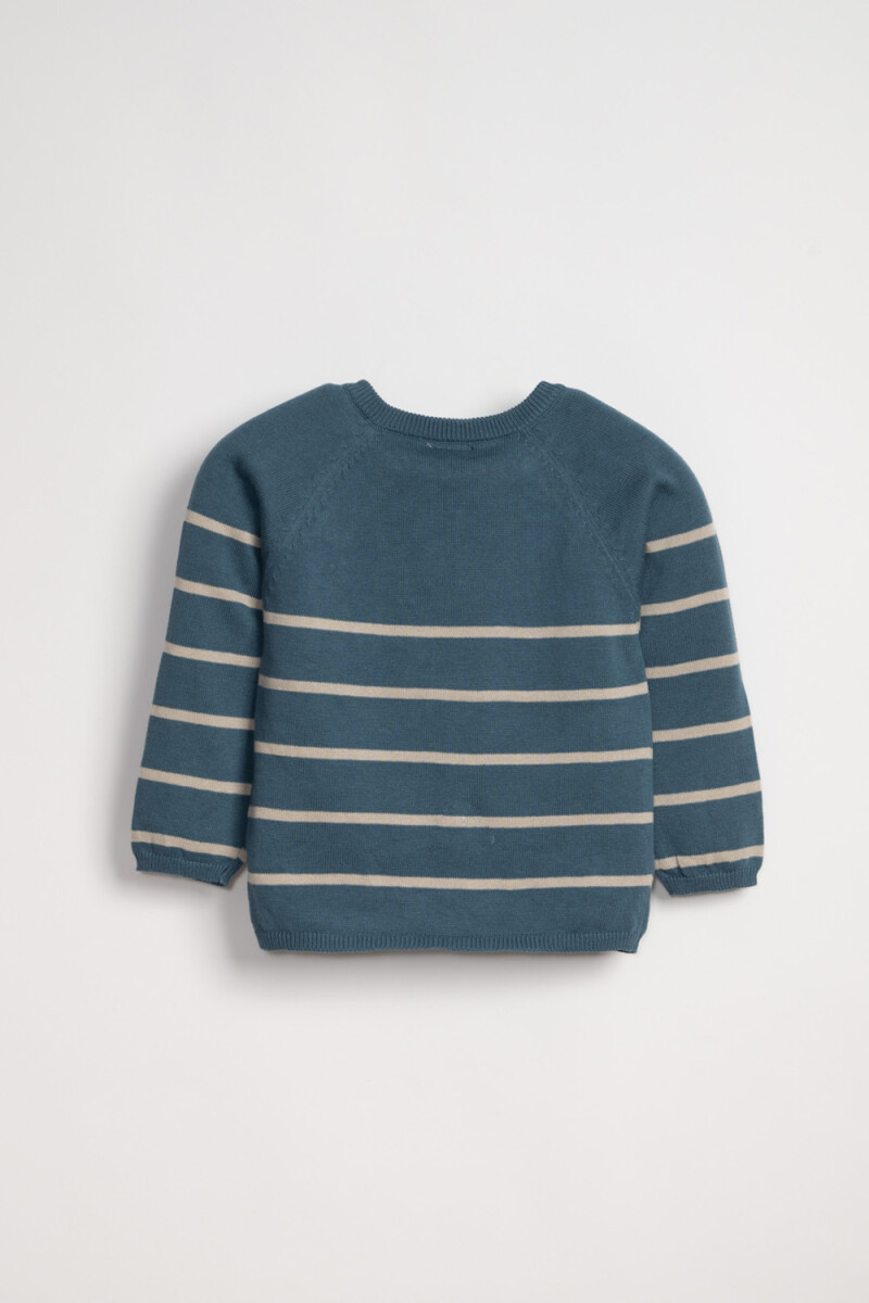 Buzo punto Azul