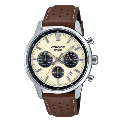 Reloj Casio Edifice EFR575L 7ADF para hombre en cuero Reloj Casio Edifice Efr575l 7adf Para Hombre En Cuero