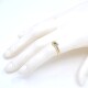 Anillo en oro 18k con esmeralda navette Anillo en oro 18k con esmeralda navette