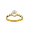 Anillo Solitario-Oro bajo-Perla española-AN8172 conperla