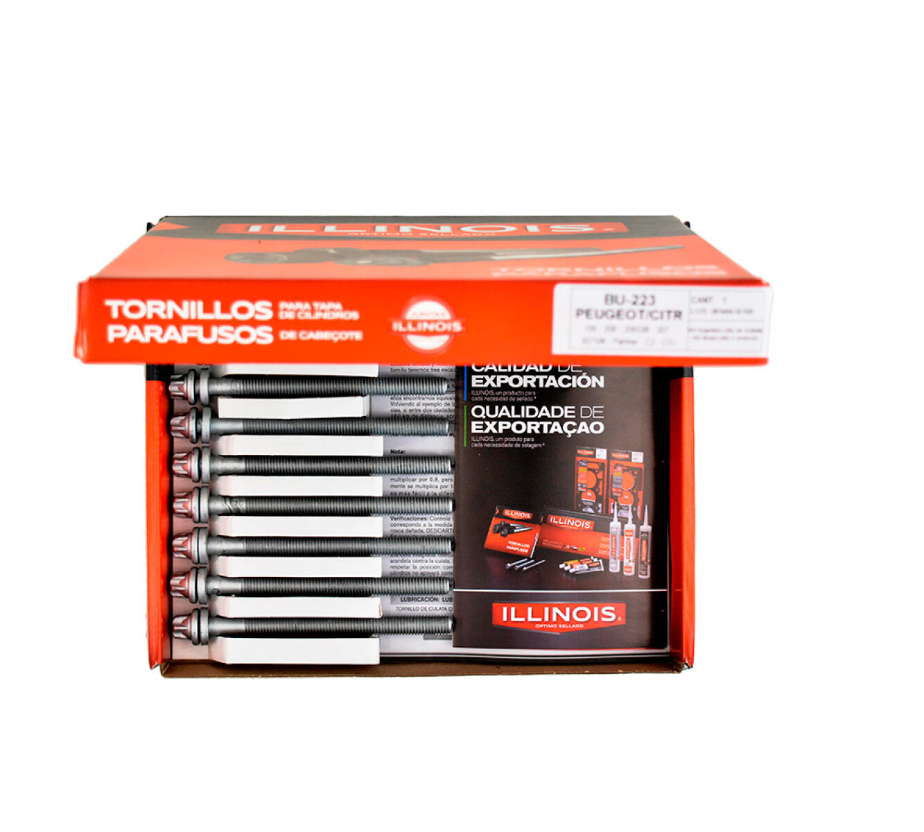 TORNILLO CITROEN - PEUGEOT JGO TAPA CILINDROS 206 207 C3 1.6 16V TU5JP4 ILLINOIS 