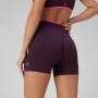 Shorts Seamless Scrunch Short 4" Mujer Oxblood/pink Crush