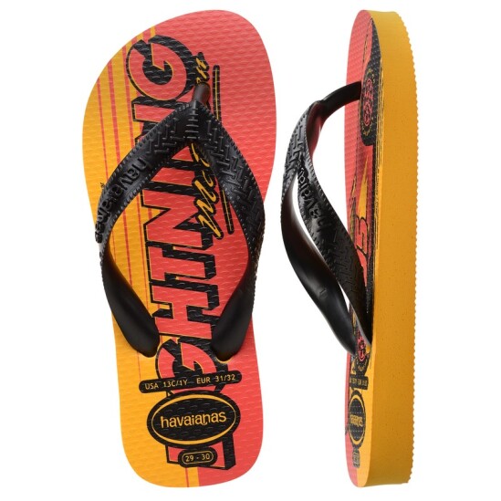 Ojotas Havaianas Kids Cars Amarillo