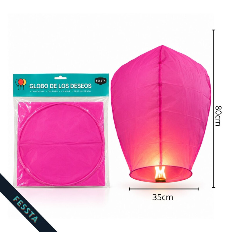 Globos de los deseos x1 Fucsia