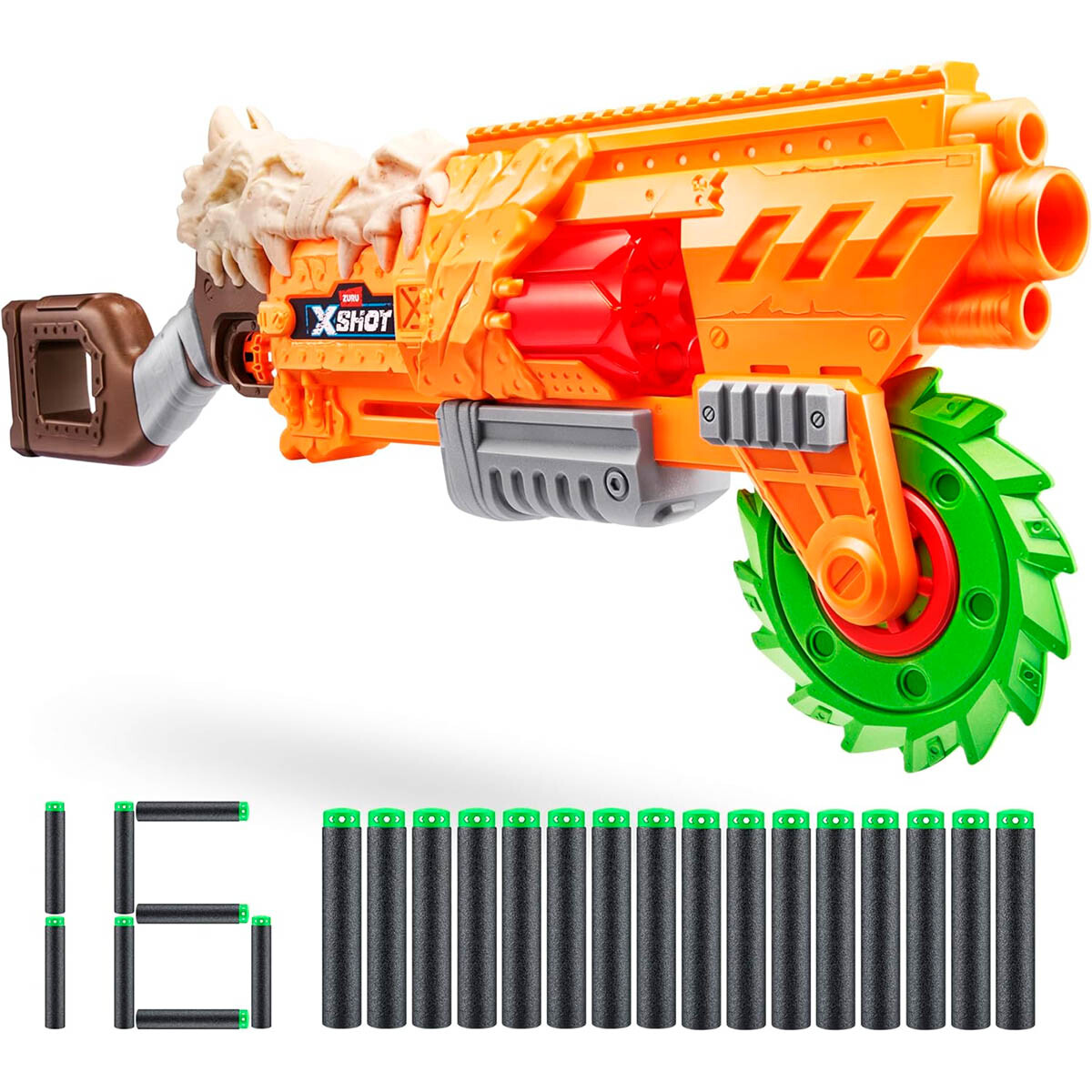 Pistola X-shot Insanity Horrorfire Doomsday+16 Dardos 