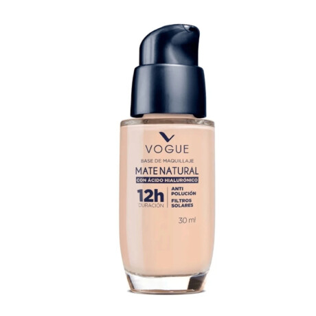 Base Vogue Mate Natural Ácido Hialurónico N°Trigo 30ml Base Vogue Mate Natural Ácido Hialurónico N°Trigo 30ml