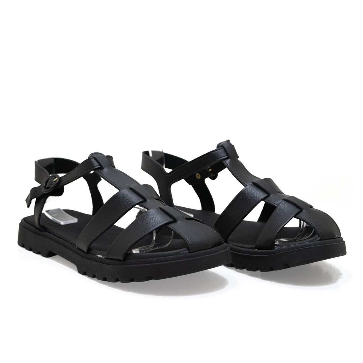 Sandalias Molekinha Infantil de Niños - 2344.145-9569 - Negro 