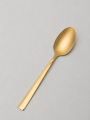 Cuchara Asher De Postre Set 4 Un. Dorado Brillante Color Unico