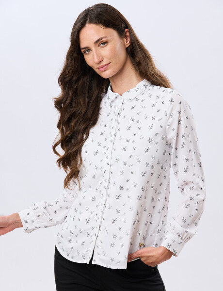 BLUSA ESTAMPADA Hojasnegra