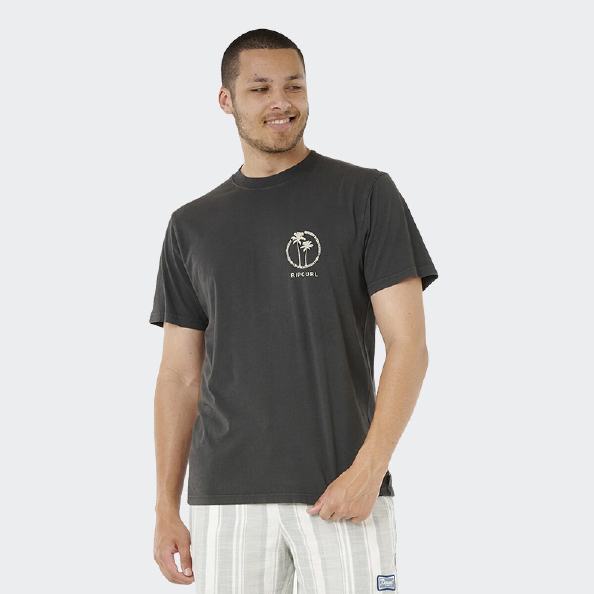 Remera Rip Curl Mod Cali Two Palms - Negro 