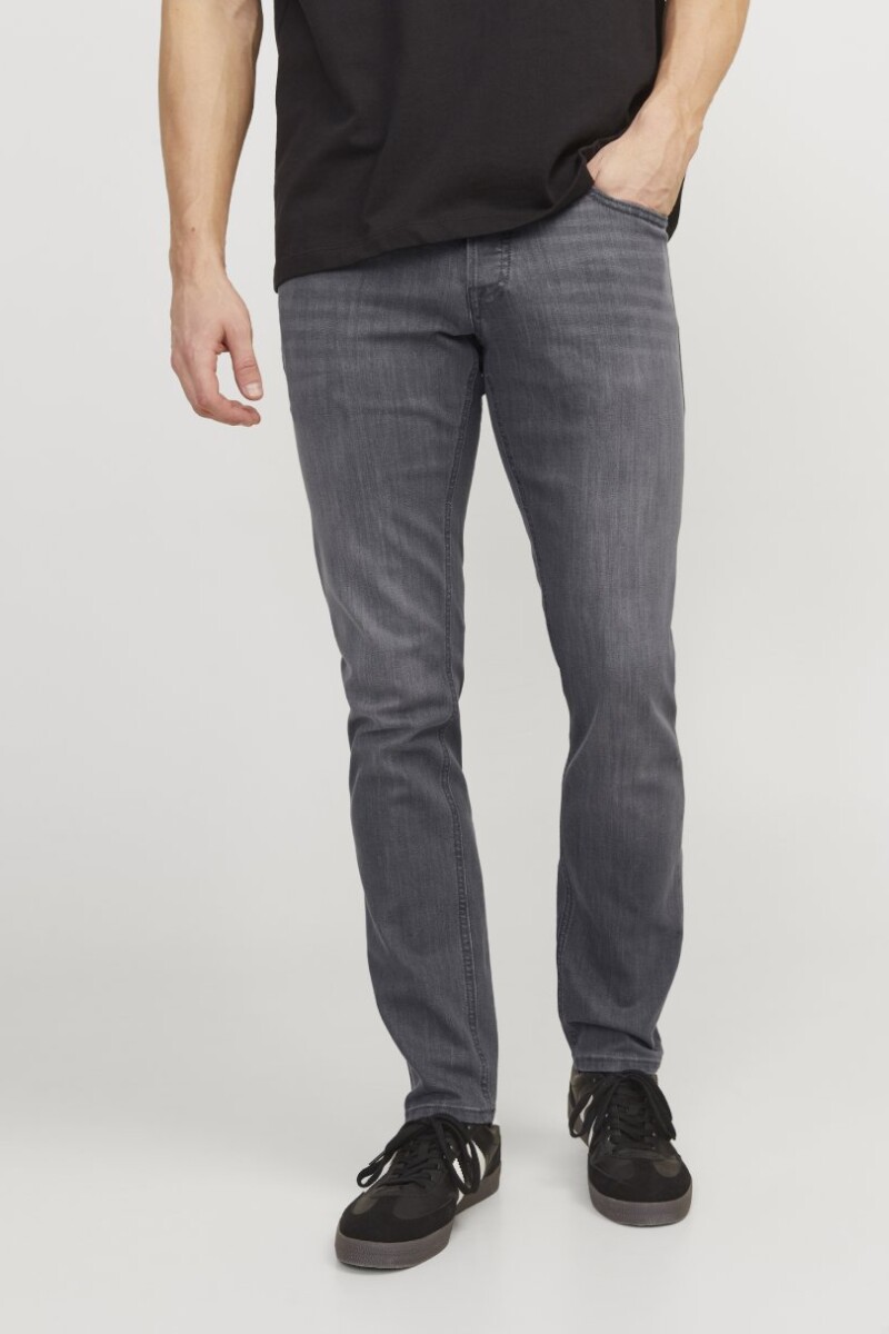 JEANS SLIM GLENN Grey Denim