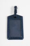 Tag de valija metalizado azul