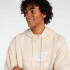 Canguro de Hombre New Balance French Terry Logo Hoodie Beige