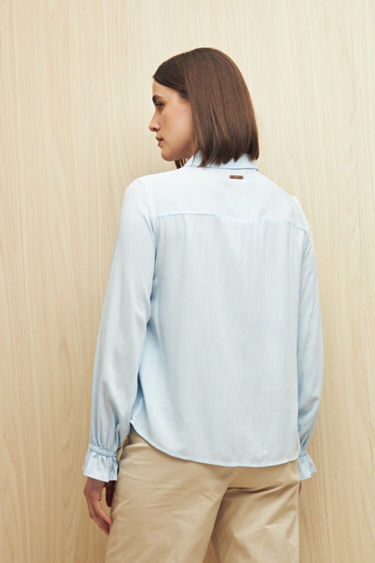 CAMISA ACE Celeste
