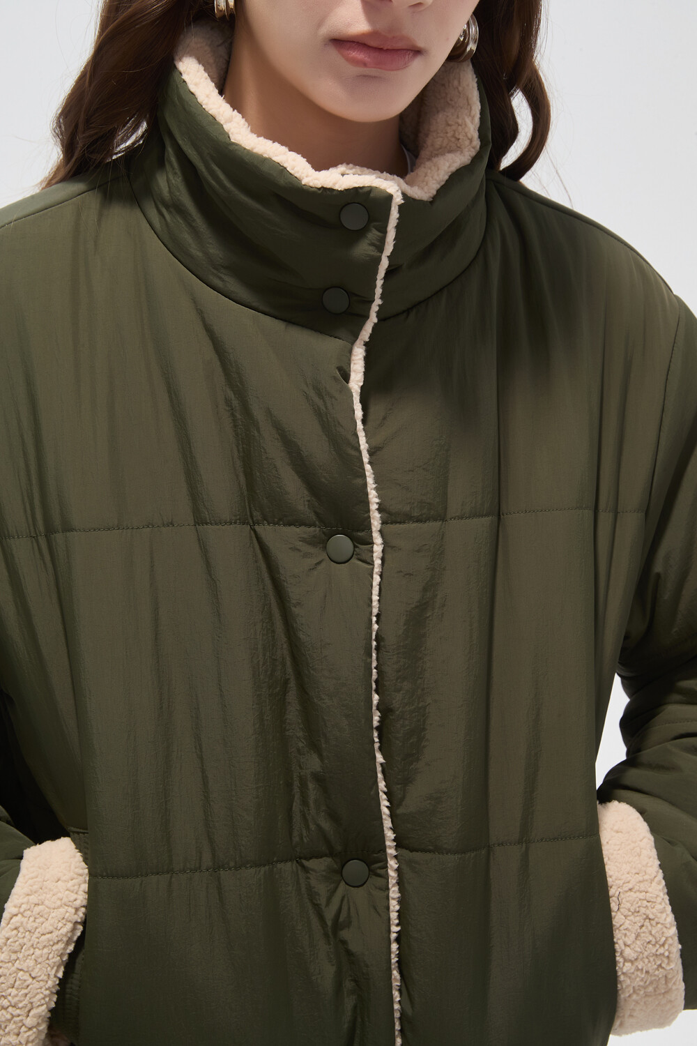 Campera Luena Verde Oliva Oscuro