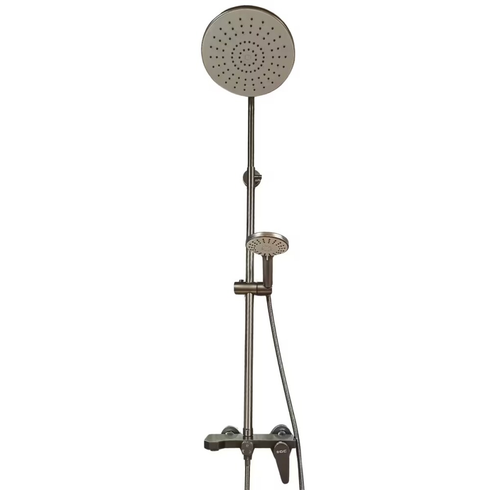 Barral de ducha Monocomando Exterior con transferencia Celtic Gris Satinado Barral De Ducha Monocomando Exterior Con Transferencia Celtic Gris Satinado