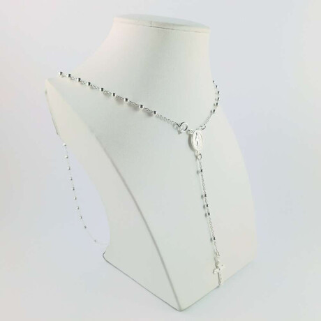 Rosario de plata 925 Virgen Milagrosa