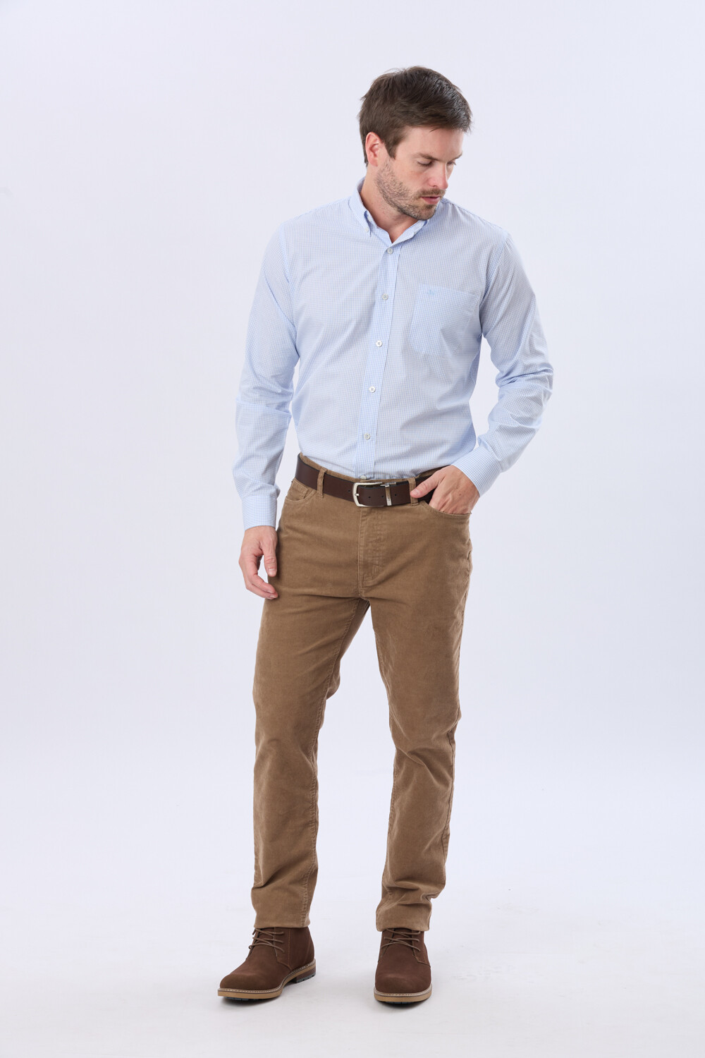 PANTALÓN DE PANA Tostado