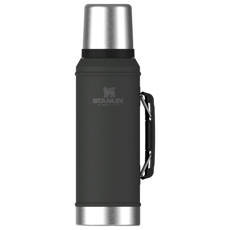 Combo Stanley Termo Classic 940ml + Mate en Acero Inox. 230ml + Bombilla Spoon Negro