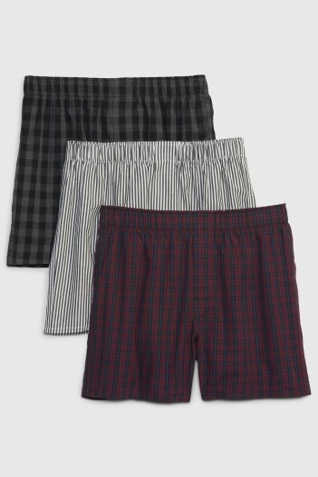 Calzoncillos Pack X3 Hombre Red Black Plaid
