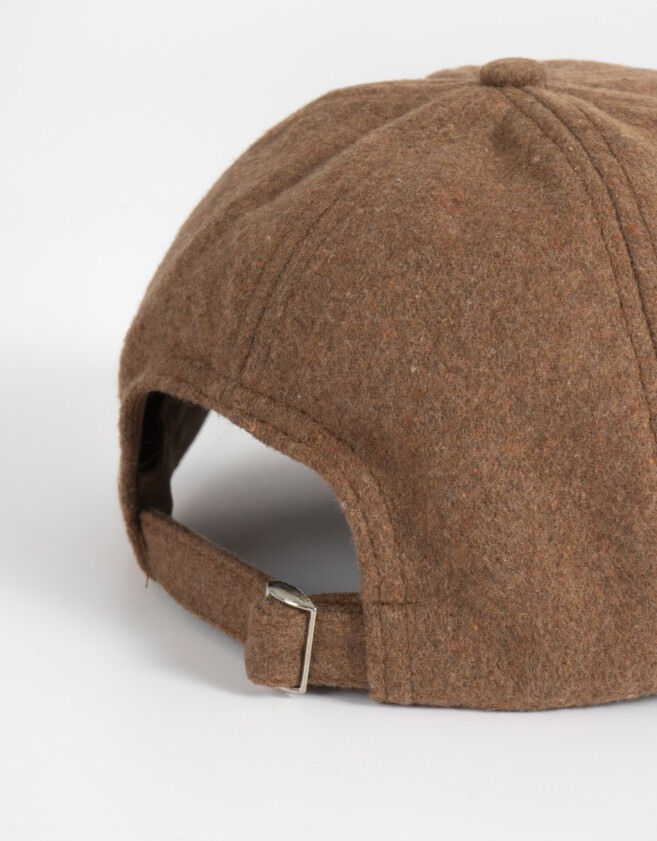 Caps Gorra Marrón Bordada - Marron Medio