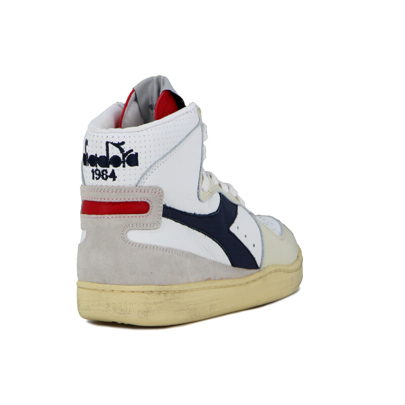 Diadora MI BASKET PUNCHED ITALIA Blanco-Rojo