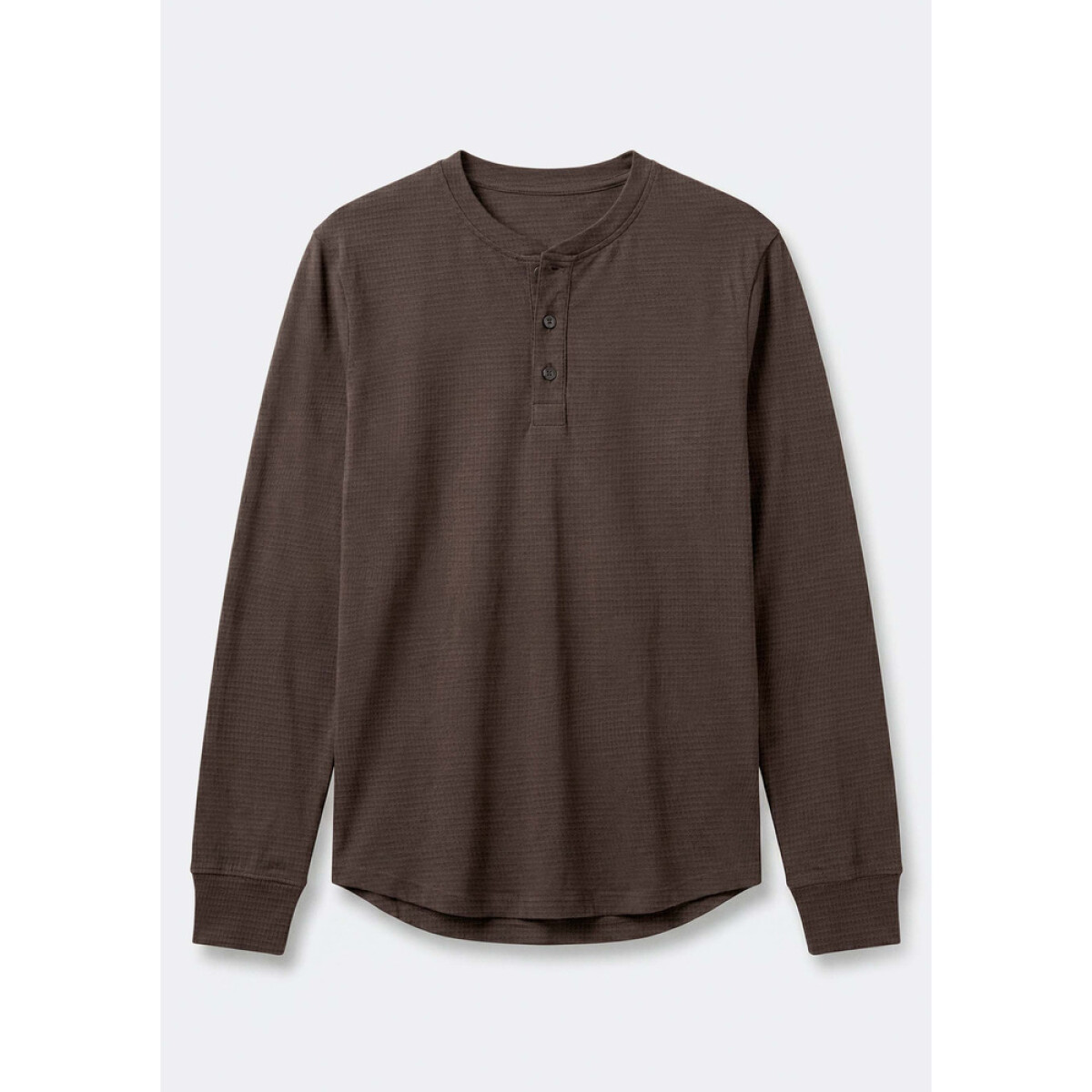 CAMISETA ML MASC - MARROM ESCURO 