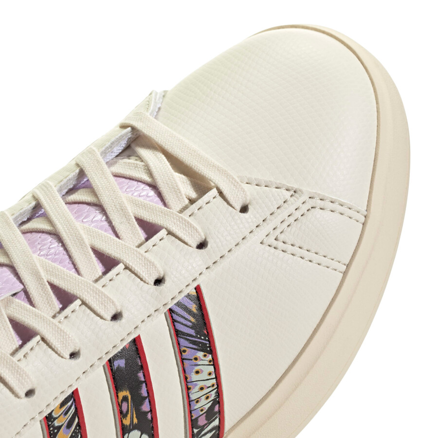 Championes de Mujer Adidas Blanco - Rojo