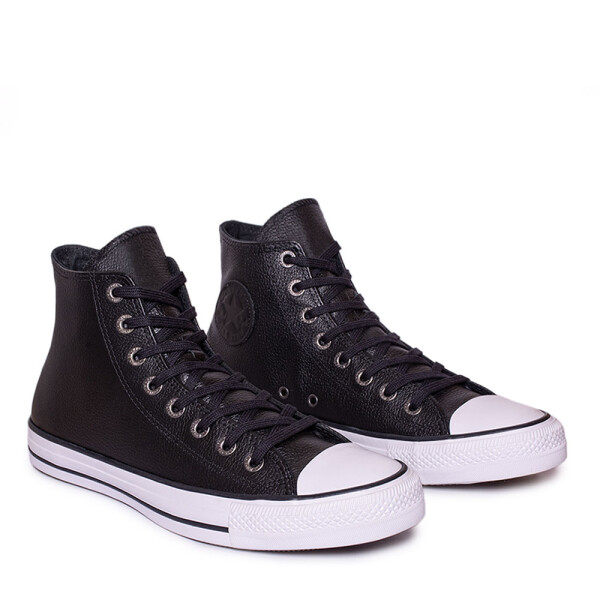 CHUCK TAYLOR AS HI LEATHER - CONVERSE NEGRO