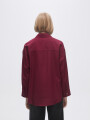Camisa Tome Bordeaux Oscuro