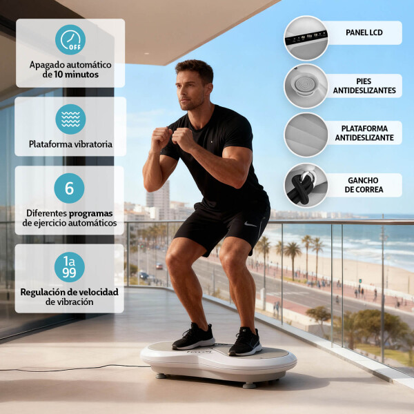 Plataforma Vibratoria Vibradora Control Remoto Power Fit Corporal Caminadora Entrenamiento Profesional Imback Plataforma Vibratoria Vibradora Control Remoto Power Fit Corporal Caminadora Entrenamiento Profesional Imback