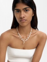 Set De Collares Con Conchas blanco