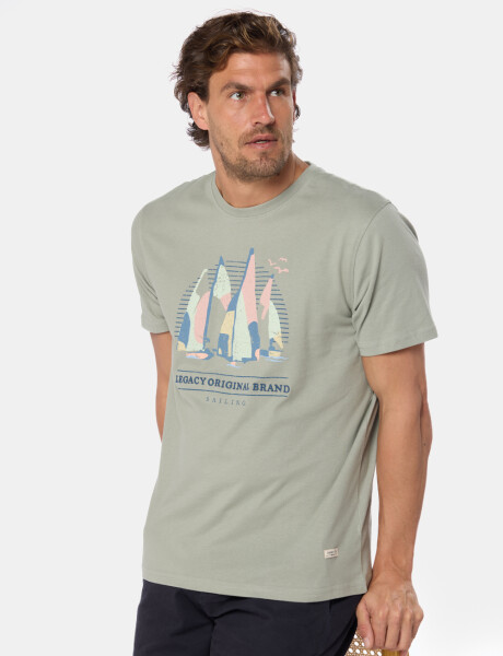 REMERA ESTAMPADA Verde