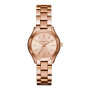 Reloj MICHAEL KORS SLIM RUNWAY Acero Oro Rosa Esfera 33mm 0