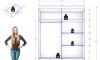 Ropero Maximus Plus 4 Puertas 4 Cajones Blanco