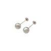 Abridores bebe bolitas - Plata 925 - Sin Piedra-AB3004 Sinpiedra
