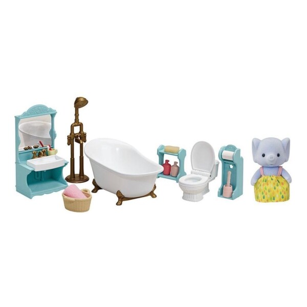 Sylvanian Families Set Baño Accesorios Juguete Niños Figura Sylvanian Families Set Baño Accesorios Juguete Niños Figura