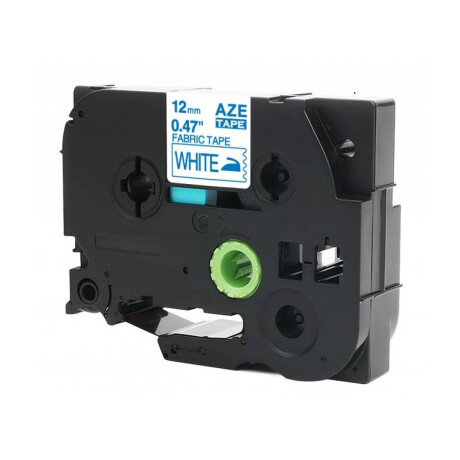 Cinta para Rotuladora Brother TZE-FA3 12mm AzulBlanco Tela Cinta para Rotuladora Brother TZE-FA3 12mm AzulBlanco Tela
