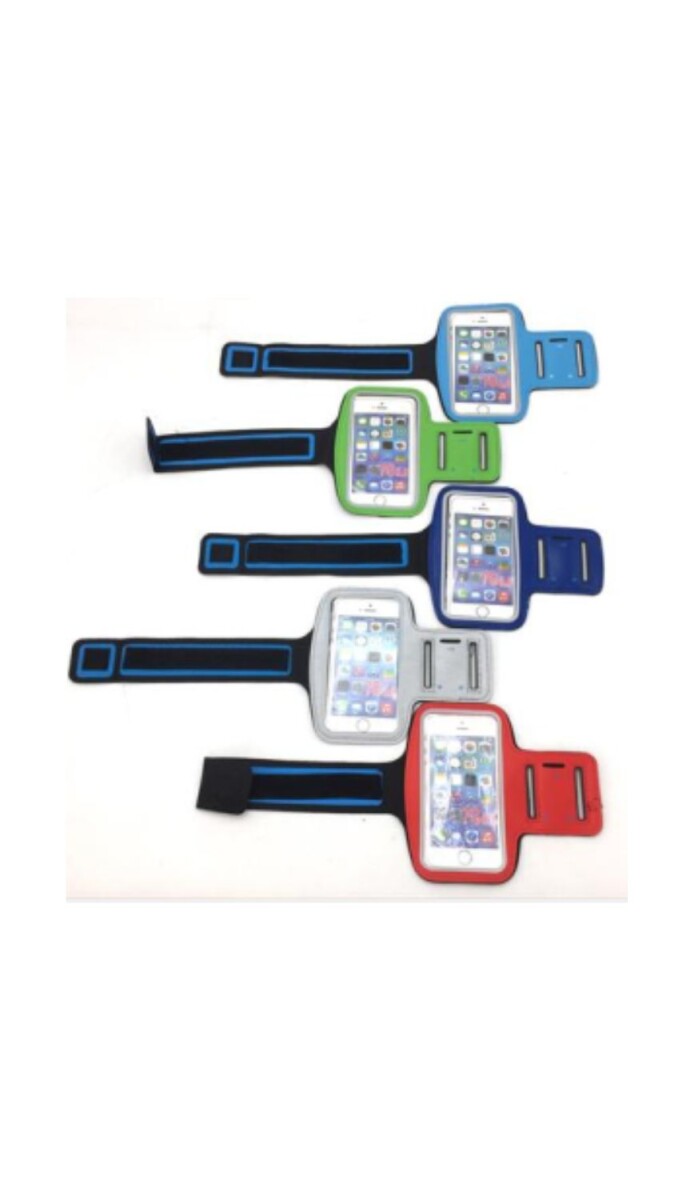 PORTA CELULAR BRAZALETE DE NEOPRENO EN BOLSA VARIOS COLORES 