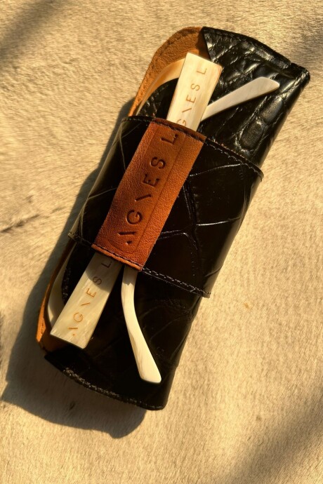 Estuche Lentes Crocco Negro