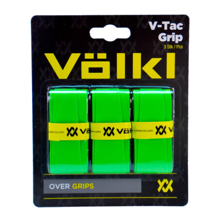 Overgrip Para Raqueta De Tenis Volkl V-Tac Grip Pack x3 Verde Neon