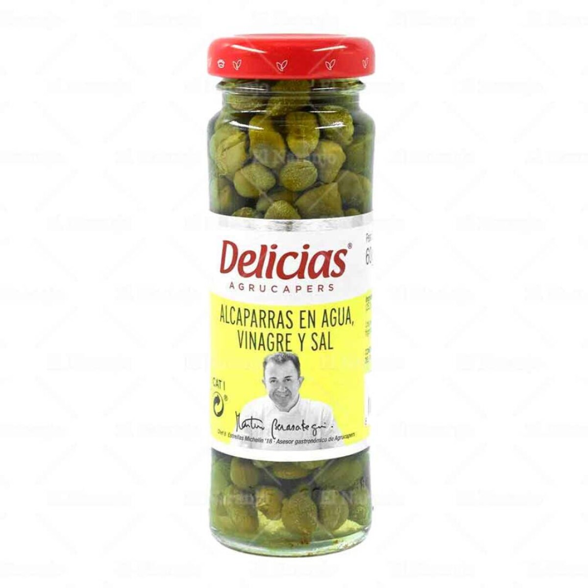 Alcaparras en Agua Vinagre y Sal - 60 Grs 