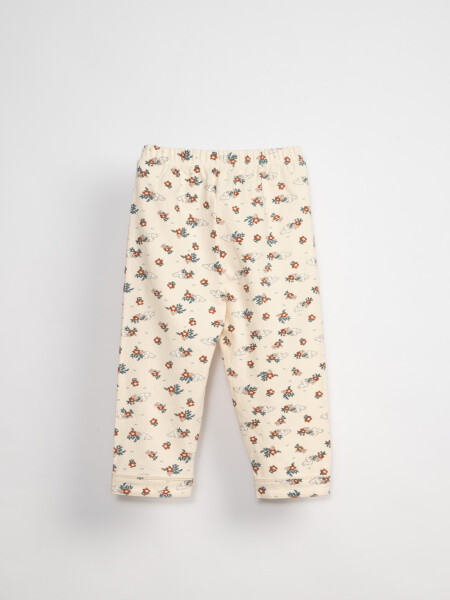 Conjunto pijama Flores Crudo