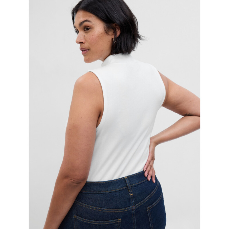 SL MOD MOCK NK FRESH WHITE