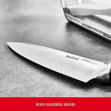 Cuchillo Tefal Eversharp Con Afilador Con Afilador