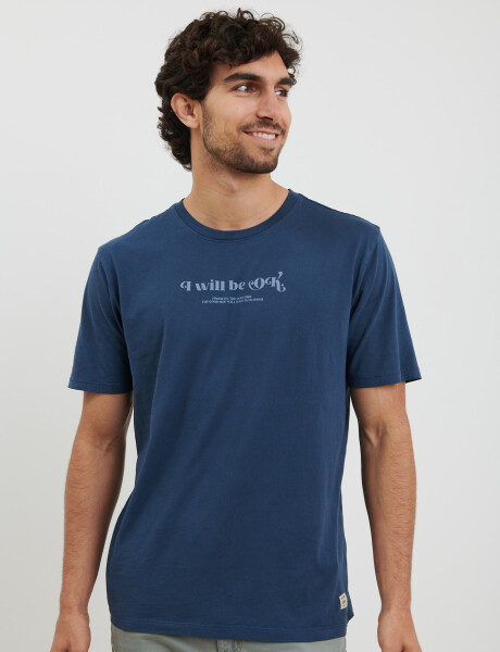 520301 T-SHIRT HARRY Azul Oscuro