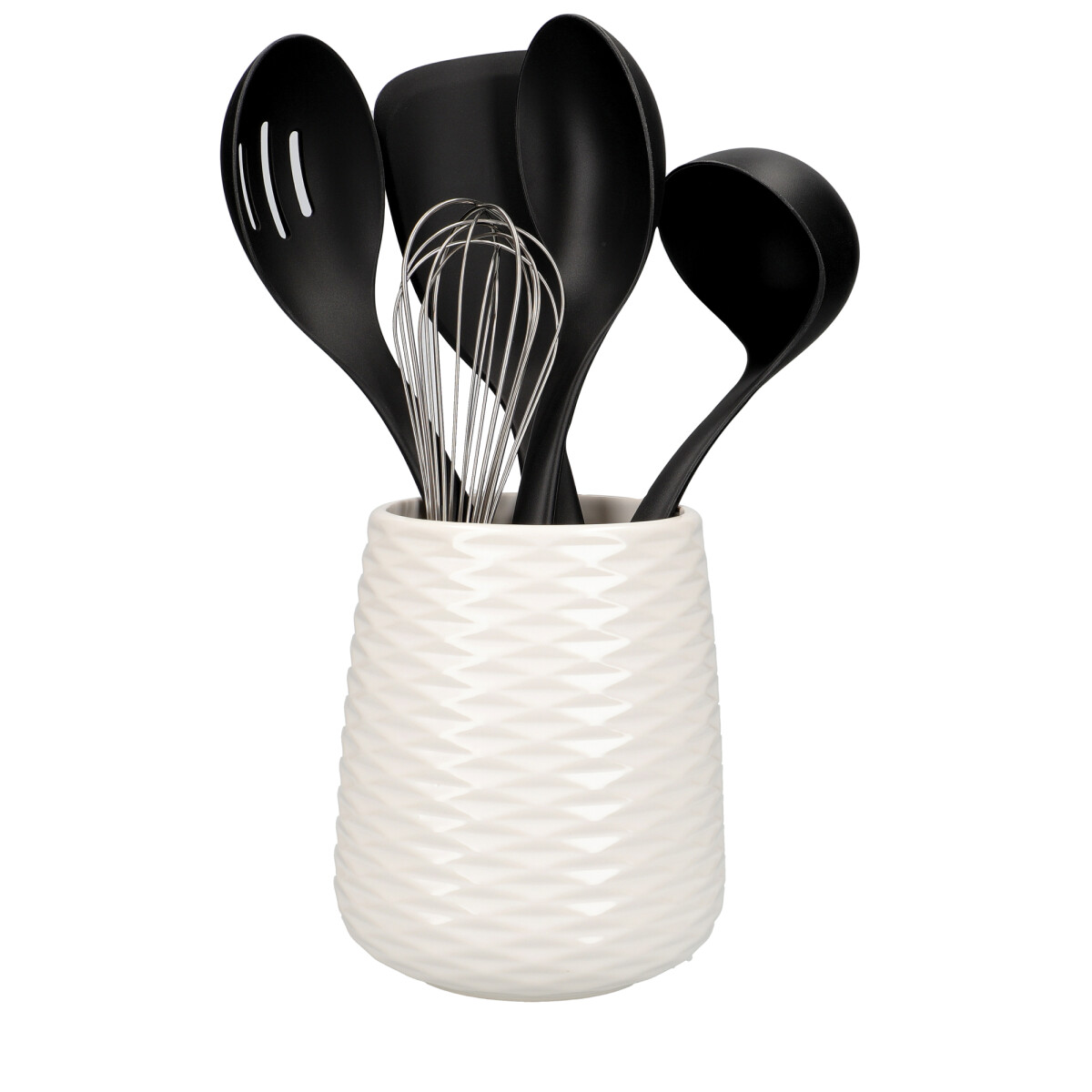 Set utensilios 6 piezas Negro KitchenAid 